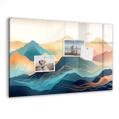 Magnet board Berglandschap