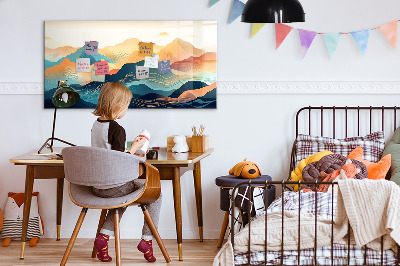 Magnet board Berglandschap