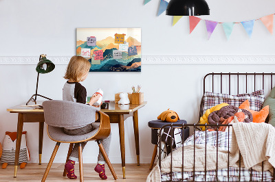 Magnet board Berglandschap