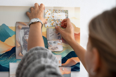 Magnet board Berglandschap