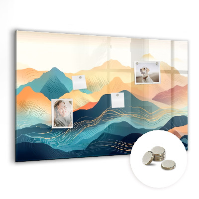 Magnet board Berglandschap