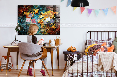 Magnetisch wandbord Een wereld van chaos