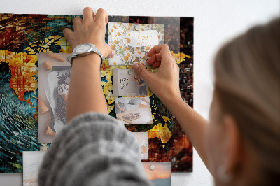 Magnetisch wandbord Een wereld van chaos