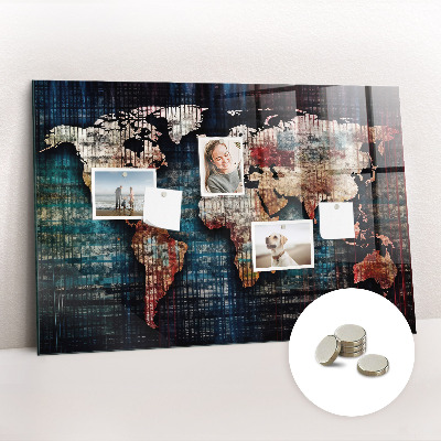 Memobord keuken Lineaire kaart