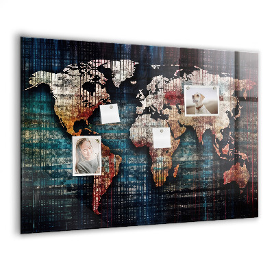 Memobord keuken Lineaire kaart