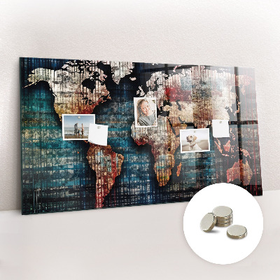 Memobord keuken Lineaire kaart