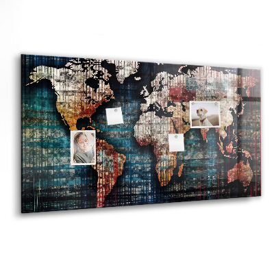 Memobord keuken Lineaire kaart