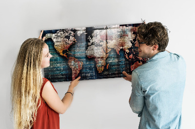 Memobord keuken Lineaire kaart