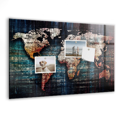 Memobord keuken Lineaire kaart