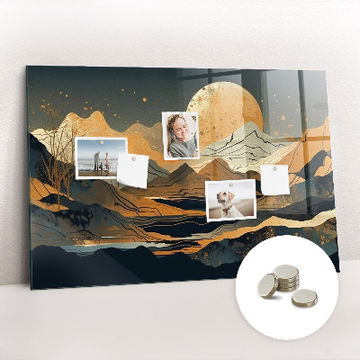 Magnet board Abstract landschap