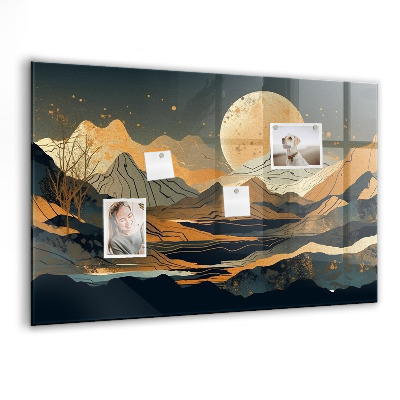 Magnet board Abstract landschap