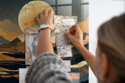 Magnet board Abstract landschap