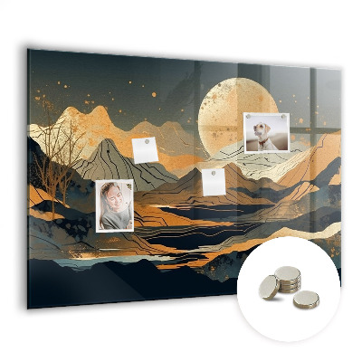 Magnet board Abstract landschap