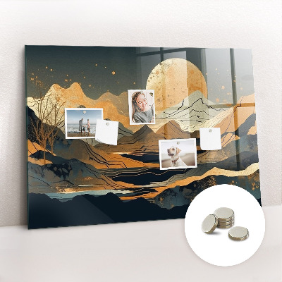Magnet board Abstract landschap