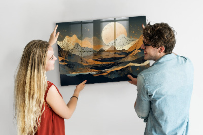 Magnet board Abstract landschap