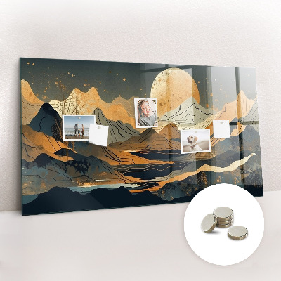 Magnet board Abstract landschap