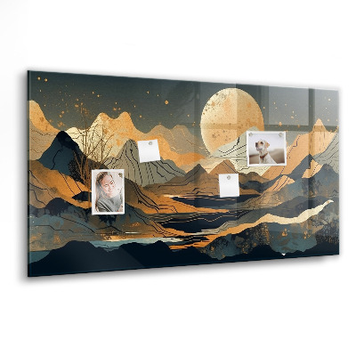 Magnet board Abstract landschap