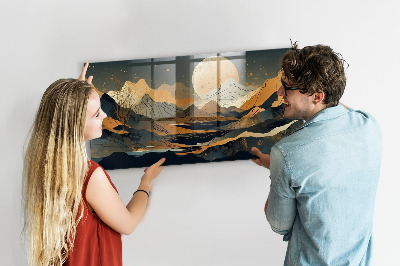 Magnet board Abstract landschap