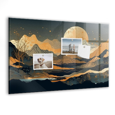 Magnet board Abstract landschap