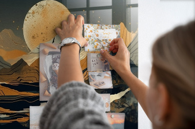 Magnet board Abstract landschap