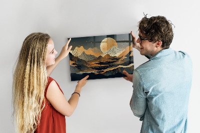 Magnet board Abstract landschap