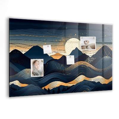 Magnetisch wandbord Zonsonderganglandschap