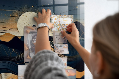 Magnetisch wandbord Zonsonderganglandschap