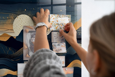 Magnetisch wandbord Zonsonderganglandschap