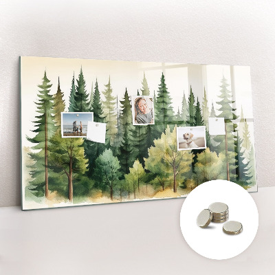 Magnet board Boslandschap
