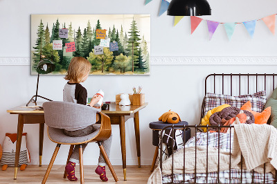 Magnet board Boslandschap