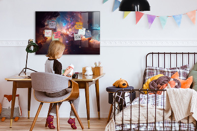 Magnet board Wereld van sterrenruimte
