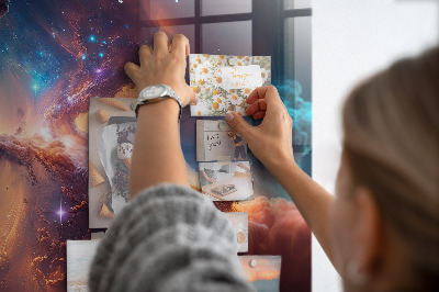 Magnet board Wereld van sterrenruimte