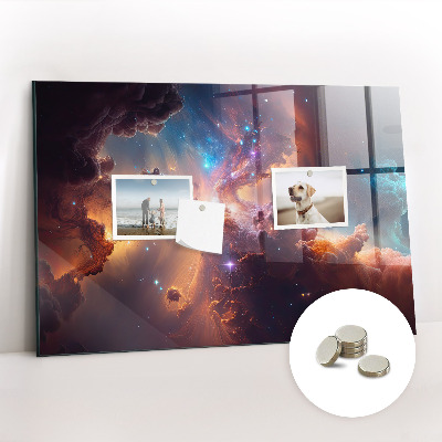 Magnet board Wereld van sterrenruimte