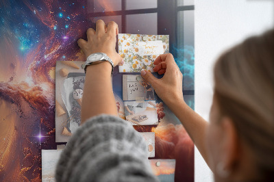 Magnet board Wereld van sterrenruimte