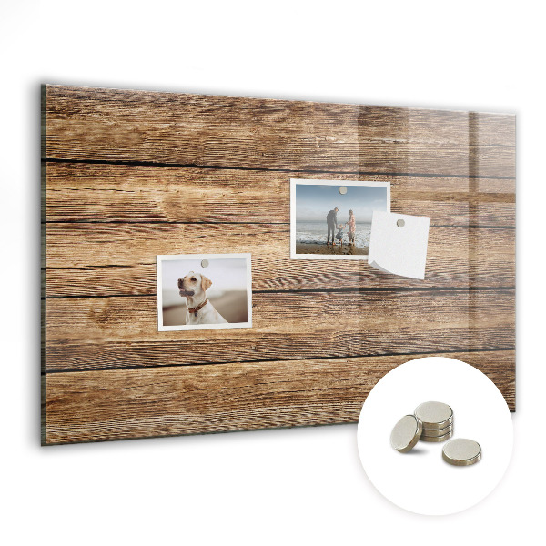 Magnet board Houten planken