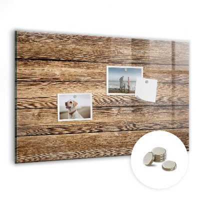 Magnet board Houten planken