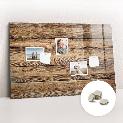 Magnet board Houten planken