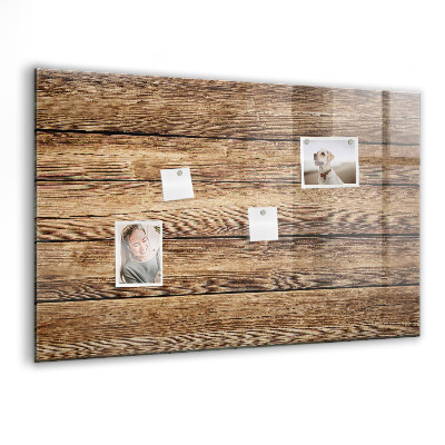 Magnet board Houten planken