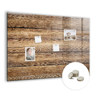 Magnet board Houten planken