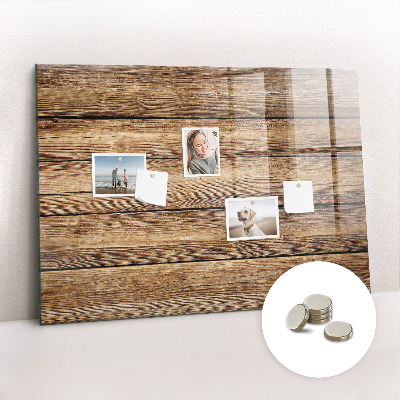 Magnet board Houten planken