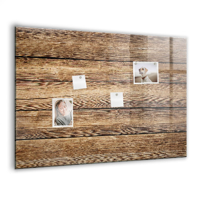 Magnet board Houten planken