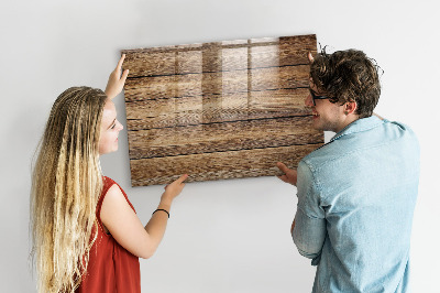 Magnet board Houten planken