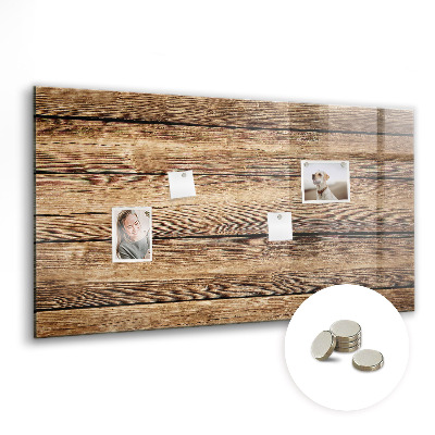 Magnet board Houten planken