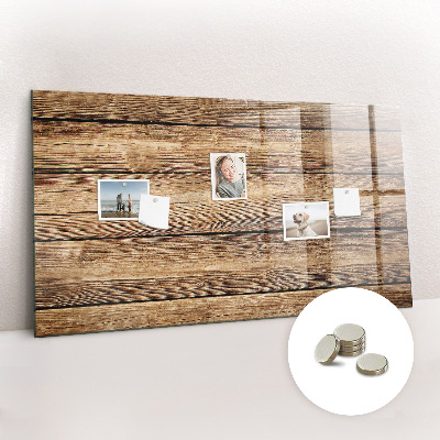 Magnet board Houten planken