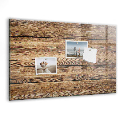 Magnet board Houten planken