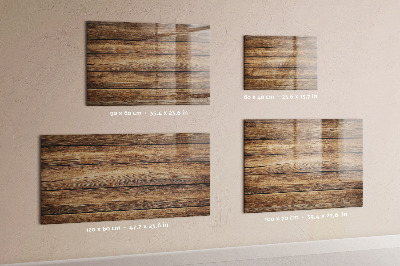 Magnet board Houten planken