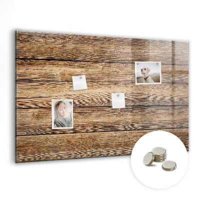 Magnet board Houten planken