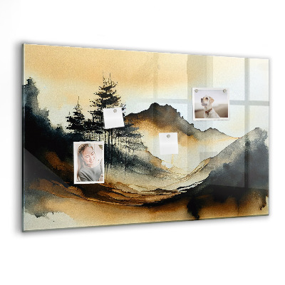 Magnet board Abstract landschap