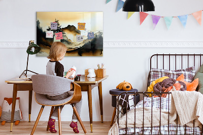 Magnet board Abstract landschap