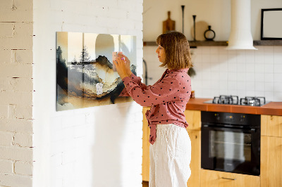 Magnet board Abstract landschap